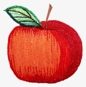 #scembroidery #red #apple #fruit #leaf This Sticker - Mcintosh, HD Png Download, Transparent PNG