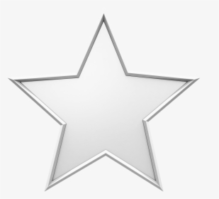 Silver Christmas Star Png Image - Vector White Star Png, Transparent Png, Transparent PNG