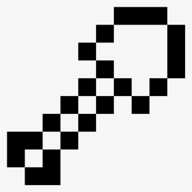 Minecraft Shovel Icon - Pixel Art Minecraft Shovel, HD Png Download, Transparent PNG