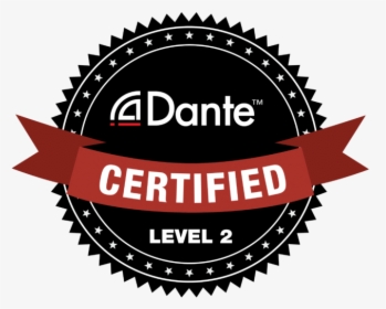Dante Certification Level 1, HD Png Download, Transparent PNG