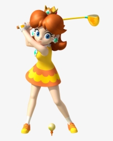 Daisies Clipart Living Thing - Daisy Mario Golf, HD Png Download, Transparent PNG