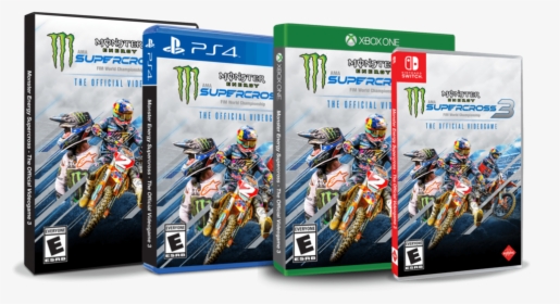 Boxes - Esrb - Monster Energy Supercross 3 Game, HD Png Download, Transparent PNG