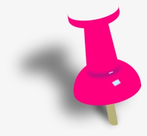 Pink Thumbtack Png - Pink Push Pins, Transparent Png, Transparent PNG