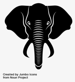 Revelnationstate - Elephant Head Elephant Png Icon, Transparent Png, Transparent PNG