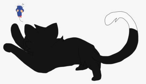 Whiskers Cat Silhouette Tail Clip Art - Illustration, HD Png Download, Transparent PNG
