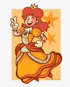 Princess Daisy - Cartoon, HD Png Download, Transparent PNG
