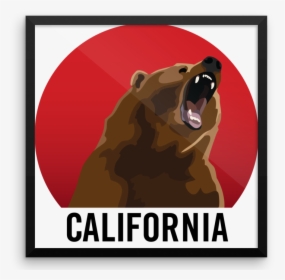 California Bear Postcard , Png Download, Transparent Png, Transparent PNG