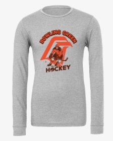 Bgsu Falcons Hockey Vintage Logo Long Sleeve T-shirt - Bowling Green State University, HD Png Download, Transparent PNG
