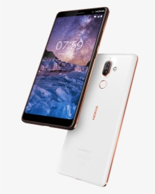 Nokia 7 Plus Front And Back - Nokia 7 Plus Price In Nigeria, HD Png Download, Transparent PNG