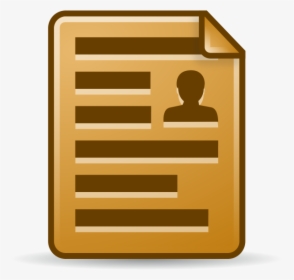 Brown Document Icon - Icon, HD Png Download, Transparent PNG