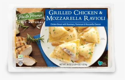 Grilled Chicken & Mozzarella Ravioli - Dish, HD Png Download, Transparent PNG