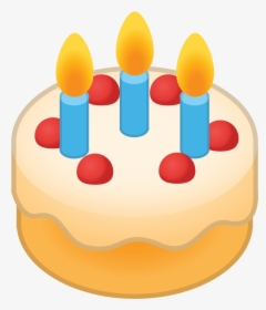 Birthday Cake Emoji Png, Transparent Png, Transparent PNG