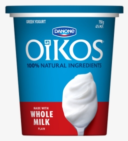 Oikos Plain Greek Yogurt - Sour Cream, HD Png Download, Transparent PNG