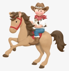 Clipart Cowboy Horse, HD Png Download, Transparent PNG