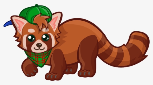 Cute Cartoon Red Panda, HD Png Download, Transparent PNG