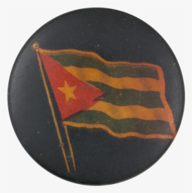 Cuba Flag Dark Blue Art Button Museum - Emblem, HD Png Download, Transparent PNG