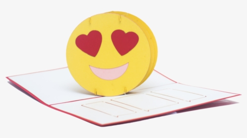 Love Emoji Pop Up Card - Smiley, HD Png Download, Transparent PNG