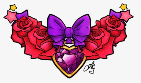 Heart Tattoo Designs Transparent , Png Download - Girly Colorful Chest Tattoo, Png Download, Transparent PNG