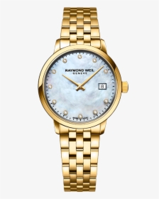 Raymond Weil Gold And Diamond Watch, HD Png Download, Transparent PNG