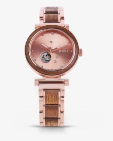 Rose Gold Wooden Womens Watches, HD Png Download, Transparent PNG