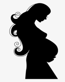 #mom #pregnant #pregnancy #silhouette #woman #baby - Transparent Background Pregnant Woman Clipart, HD Png Download, Transparent PNG