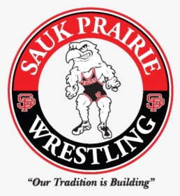 High School Wrestling Team - Sauk Prairie Eagle Wrestling Logo, HD Png Download, Transparent PNG