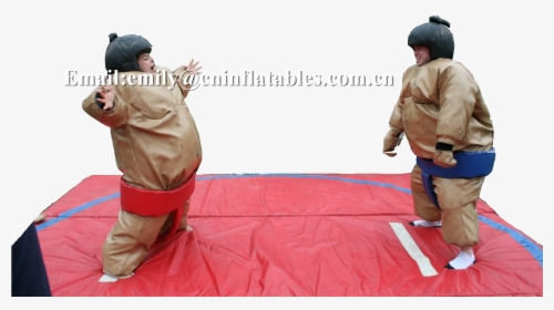 Children Fighting Sumo Suits With Paddings, Sumo Wrestling - Rent Sumo Wrestler Suit, HD Png Download, Transparent PNG