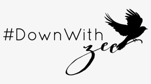Down With Zee With Bird Png, Transparent Png, Transparent PNG