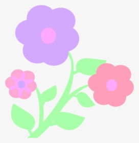 Pastel Flowers Svg Clip Arts - Flower Clipart Pastel, HD Png Download, Transparent PNG