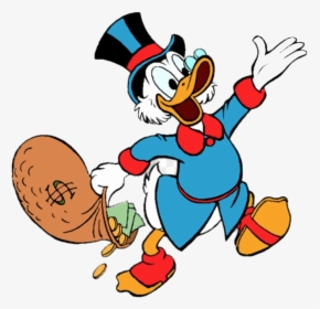Scrooge Mcduck Png File - Scrooge Mcduck Money Bag, Transparent Png, Transparent PNG