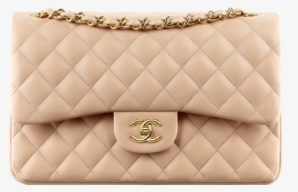 Chanel - Chanel Classic Flap Bag Nude, HD Png Download, Transparent PNG