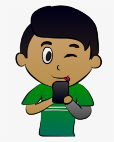 Calculating Calculator Boy Smart Draw Freetoedit - Smart Boy Cartoon, HD Png Download, Transparent PNG