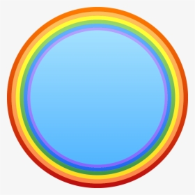 Vector Rainbow Circular - Round Rainbow Frame Png, Transparent Png, Transparent PNG