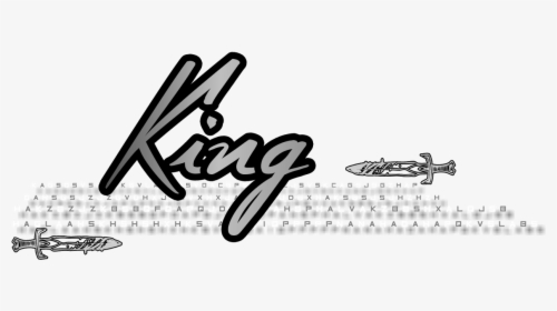 Calligraphy , Png Download - Ak King Text Png, Transparent Png, Transparent PNG