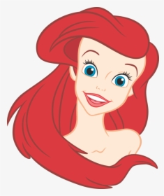 Ariel Png - Disney Princess Ariel Face, Transparent Png, Transparent PNG