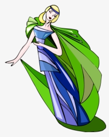 Dancer Cartoon Character Dress - Dance, HD Png Download, Transparent PNG