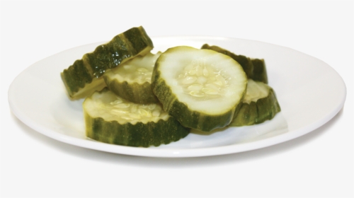 Pickle Cutz On Plate - Pickles On A Plate, HD Png Download, Transparent PNG