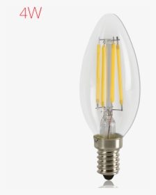 Transparent Edison Bulb Png - 4w E27 Filament Candle Bulb Png, Png Download, Transparent PNG