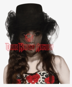 Transparent Top Hat Png - Womens Day Of The Dead Costume, Png Download, Transparent PNG