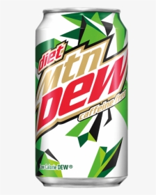 Mountain Dew Can Png - Caffeine Free Diet Mountain Dew, Transparent Png, Transparent PNG