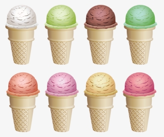 Cone Clipart Gelato Italian - Ice Cream Vector, HD Png Download, Transparent PNG