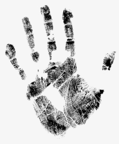 Handprint-3 - Vector Transparent Hand Print, HD Png Download, Transparent PNG