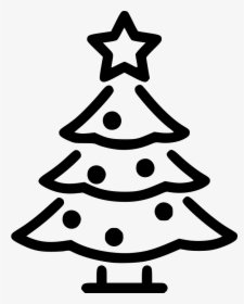 Christmas Tree - Transparent Christmas Tree Icon Png, Png Download, Transparent PNG