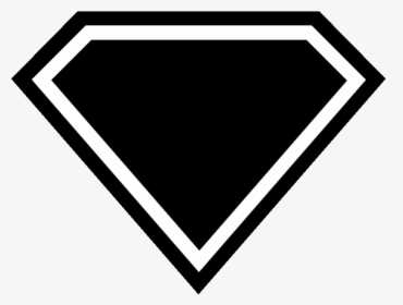 Superman Logo Vector - Blank Superman Logo Png, Transparent Png, Transparent PNG