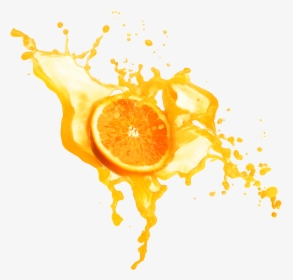 Orange Juice Splashing Png Image - Orange Juice Splash Png, Transparent Png, Transparent PNG