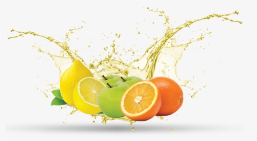 Transparent Apple Juice Clipart - Splash Fruit Juice Transparent Background, HD Png Download, Transparent PNG