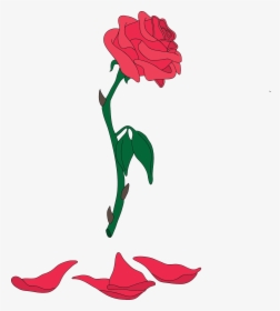 Clipart Rose Beauty And The Beast - Rose Beauty And The Beast Png, Transparent Png, Transparent PNG
