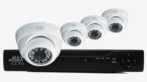 Max Plex4tk2 Hd Tvi 4 Cameras With Varifocal Lens Security - Surveillance Cameras .png, Transparent Png, Transparent PNG