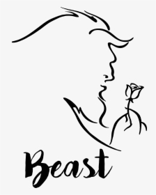 Latest Beauty And The Beast Clip Art This Week Holiday - Beauty And The Beast Sketch, HD Png Download, Transparent PNG