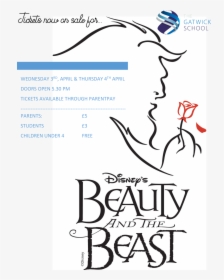 Batb Tickets Now On Sale - Beauty And The Beast Wording, HD Png Download, Transparent PNG